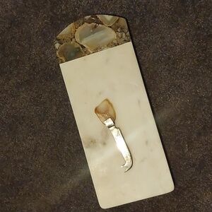 Marble and agate cheese board